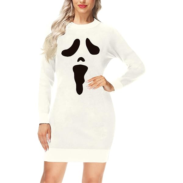 Amazon.com: Women's Classic Christmas Sweater Dress Christmas Tree Sweatshirt  Jumper Dress Xmas Dress Sweater(WH-S) White : Clothing, Shoes & Jewelry