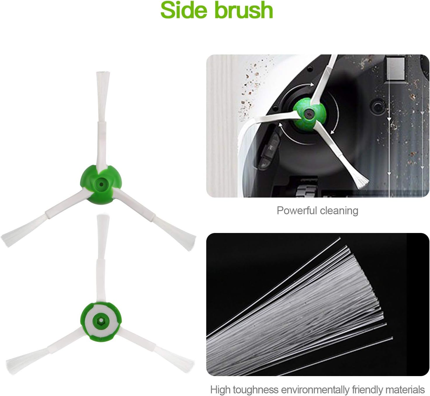 Replacement Parts Side Brush&Filters For iRobot Roomba i7 i7+/i7 Plus E5 E6 E7 eBay