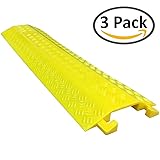 EZ Runner PVC Drop Over Cable Ramp - Single Channel
