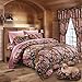 20 Lakes Woodland Hunter Camo Comforter, Sheet, & Pillowcase Set (Twin, Pink)