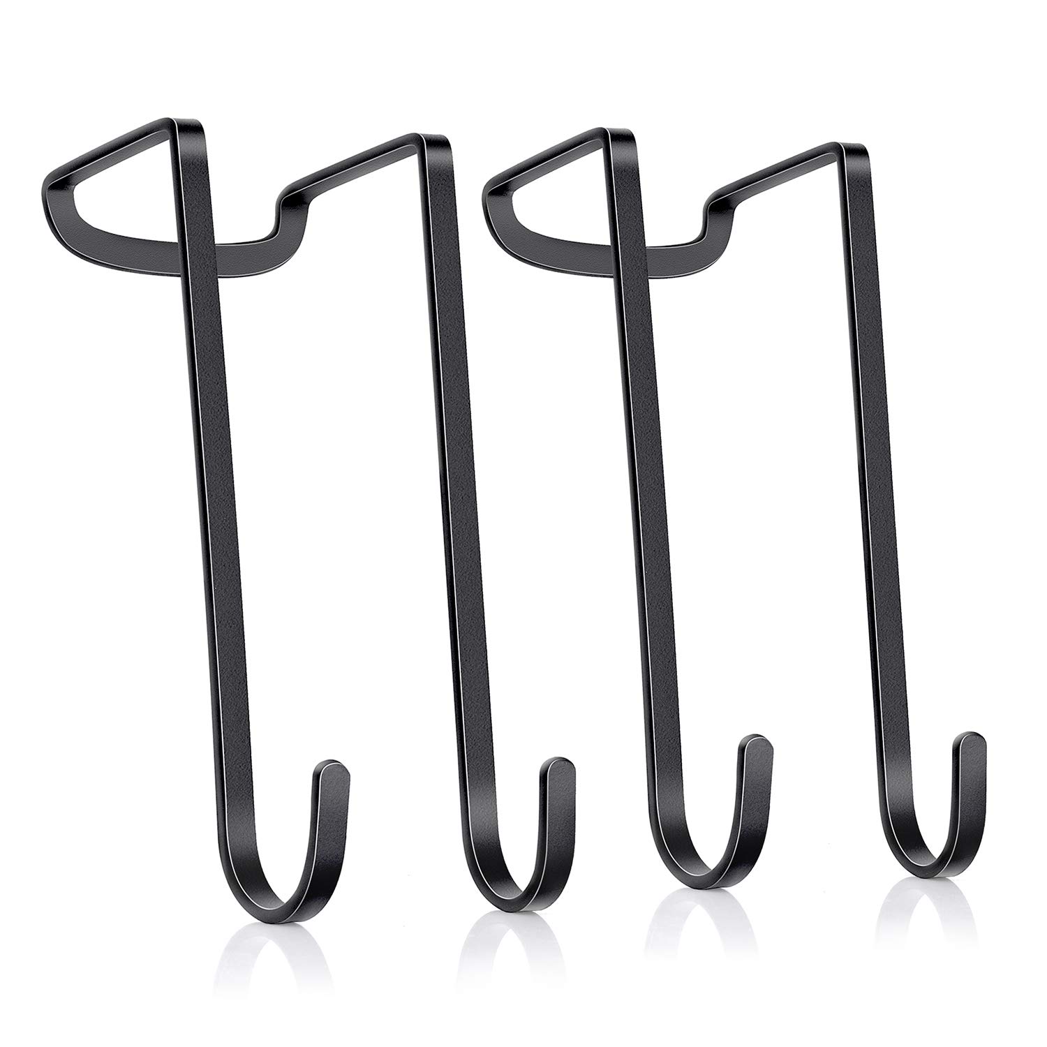 OverTheDoor Hooks,FLE 2 Packs Durable Metal Over Door