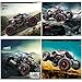 SZJJX RC Cars Rock Off-Road Racing Vehicle Crawler Truck 2.4Ghz 4WD High Speed 1:14 Radio Remote Control Buggy Electric Fast Race Hobby-Black