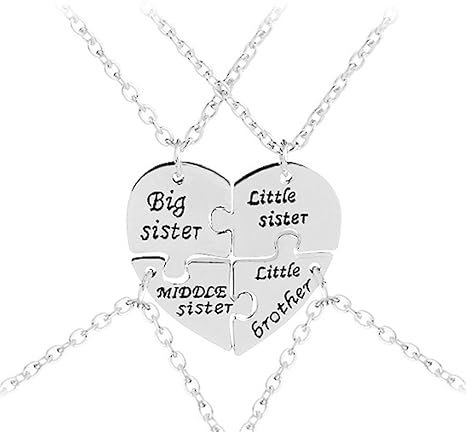 big brother little sister necklace