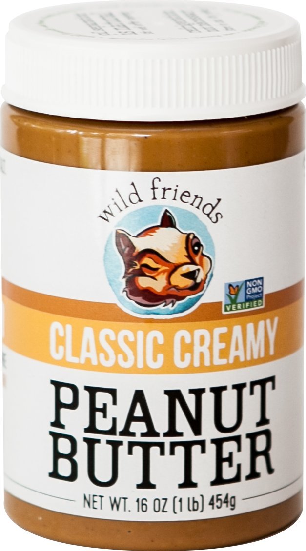 Wild Friends Foods Peanut Butter, Classic Creamy, 16 oz Jar