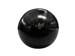 Nuummite Crystal Ball with Stand - 2" Inches