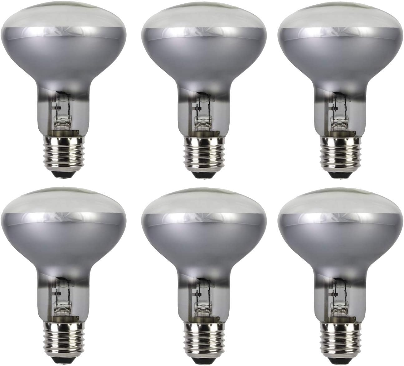 6pcs R80 Halogen Light Bulb ES / E27 Spotlight 42Watt = 48Watt 240V