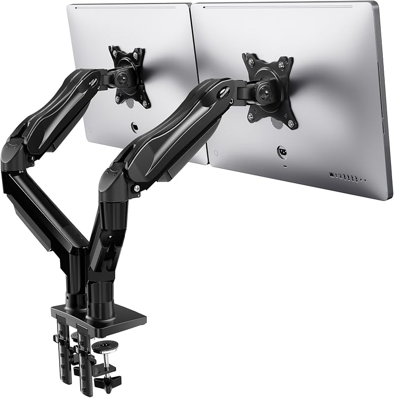 HUANUO Dual Monitor Stand for 13-32 Inch VESA 75/100