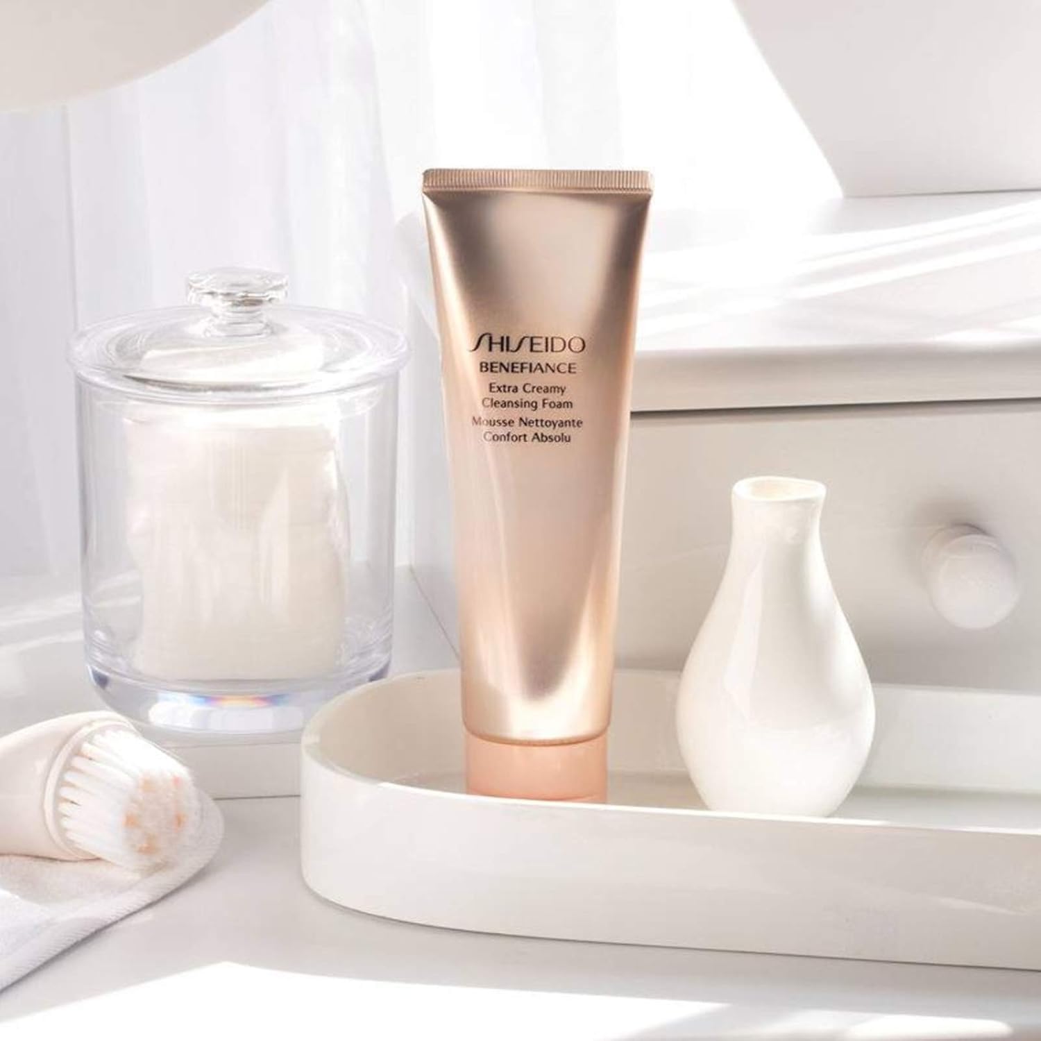 Shiseido Benefiance Extra Creamy Cleansing Foam, 4.4 oz: Beauty