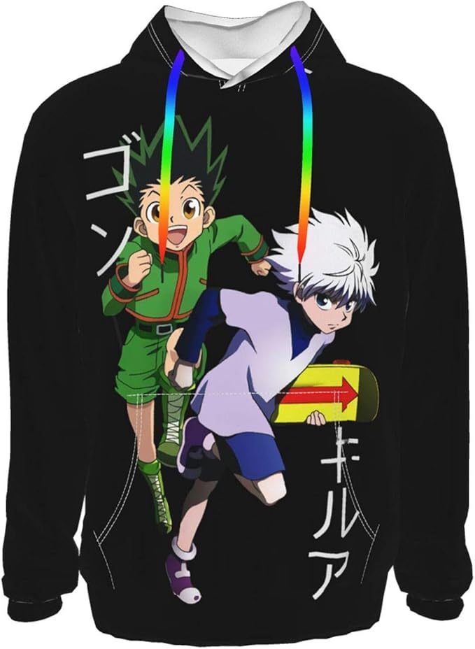 Gon and killua matching hoodies Clearance
