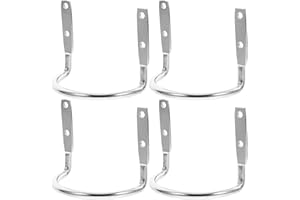 4pcs Steel Loop Tool Holder Iron Hammer Hook Stable and Versatile Hanging Solution for Garage