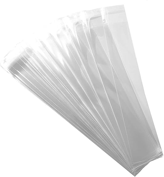200ct Adhesive Treat Bags 2 x 10 Clear 1.4 mils Thick