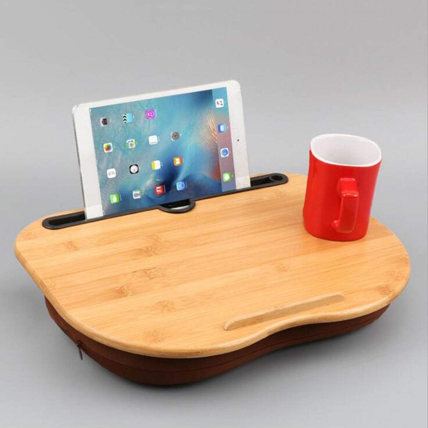 Laptop Lap Pad Portable Bamboo Lap Desk Laptop Lap