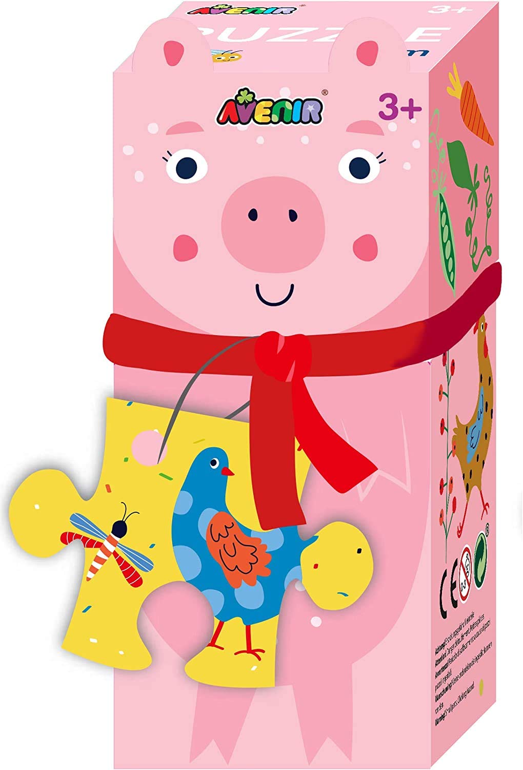 Avenir PZ195053 Puzzle Farm, Mixed Colours