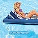 Aqua Premium Convertible Water Lounge Inflatable Oversized Pool Float Multi Position Recliner, 74