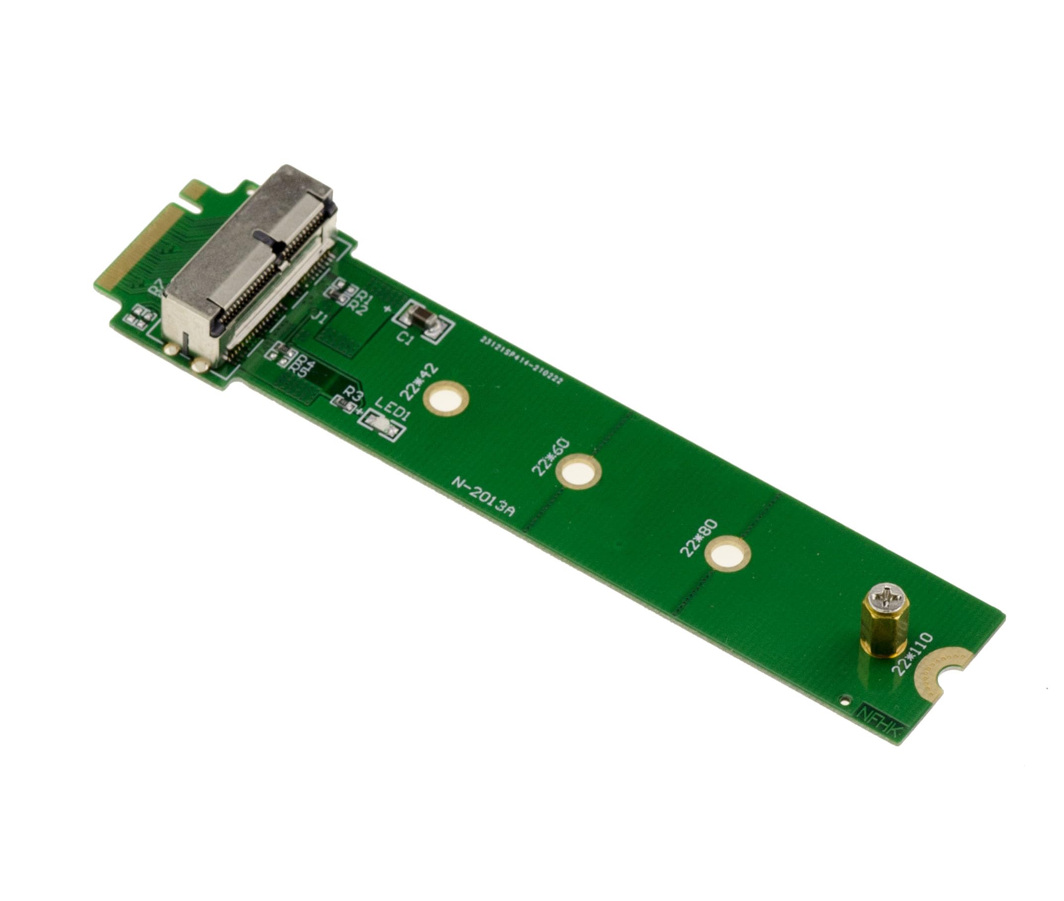 KALEA-INFORMATIQUE Adapter for 12+16-pin MAC 2013 2014 2015 2016 2017 2018 2019 2020 SSDs to M.2 M Key