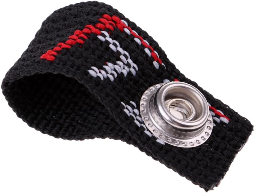LuDa 2pcs Ice Hockey Replacement Chin Strap Loop Nylon with Single Snap Black : Sports & Outdoors
