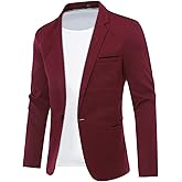 Cloudstyle Men's Suit Jacket One Button Slim Fit Sport Coat Business Daily Blazer