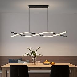Matven Modern Ceiling Pendant Light, Dimmable LED