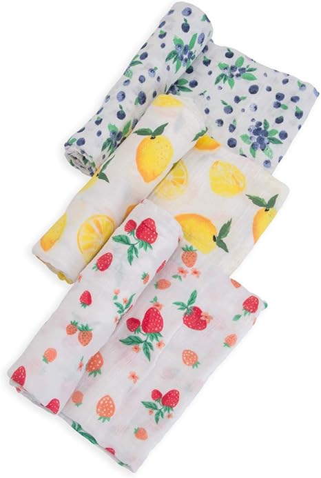 little unicorn cotton muslin swaddle