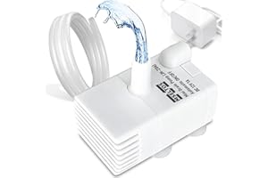 MSELTOS Automatic Small Sump Pump with Water Sensor, 5 FT Lift 55 GPH 115V/230V Mini Condensate Pump with Float Switch, Water Removal for Dehumidifier, Air Conditioner, Ice Maker, Basement, Auto On Off