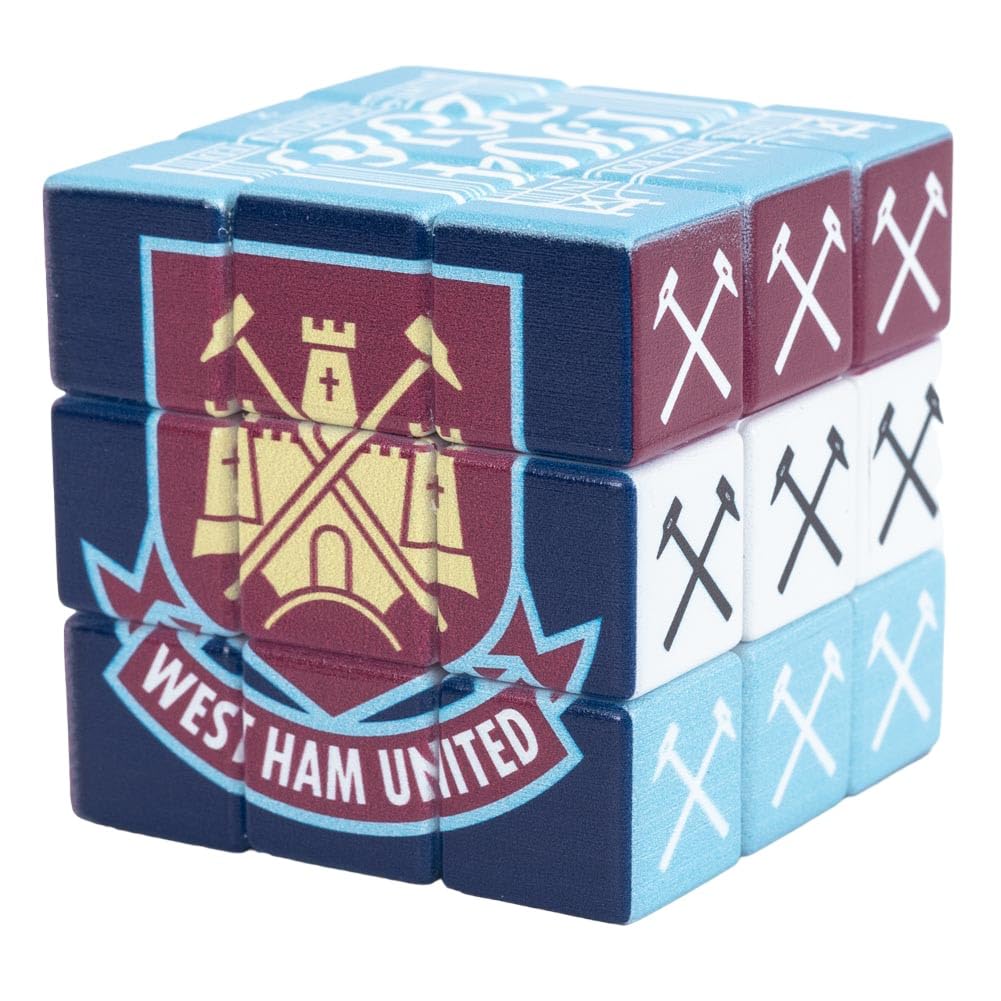 Paul Lamond West Ham United Football Club Rubik's Cube, burgundy