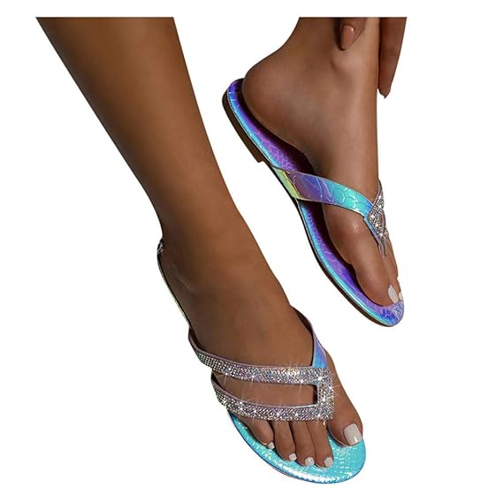 clear wide width sandals