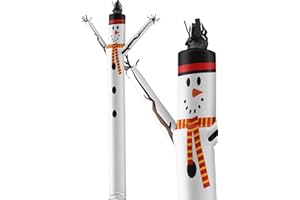 LookOurWay Air Dancers Inflatable Tube Man Attachment -20ft Snowman Wacky Waving Inflatable Tube Guy - Christmas Holiday Promotion - (No Blower)