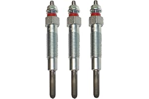 HIRINTOL 3PCS Glow Plugs Set PJ7415544 for Volvo Mini EC25 EC30 EC35 EC70 EC70VV EW70 EW70VV