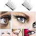 Premium Magnetic False Eyelashes 3D - Eyelashes Glue Free, Dual Prime Magnetic Eyelashes Pack for Eyelashes Natural Look - 3D Reusable Fake Eyelashes Extensions - Handmade 100%, with 2 pairs 8 pieces