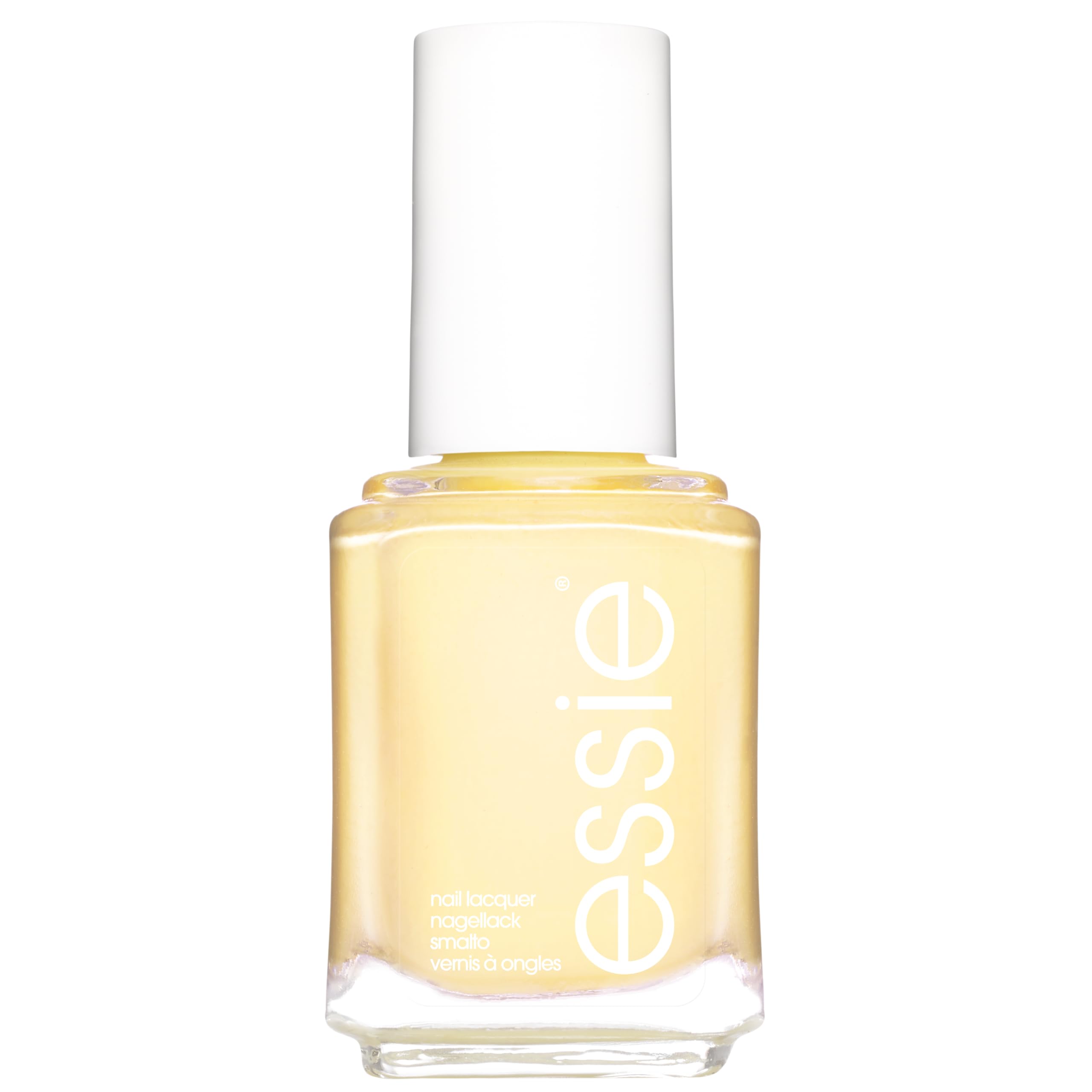 Essie Original Nail Polish - Summer Soulstice Pale Pastel Yellow Colour, High Shine and High Coverage Nail Varnish 13.5ml