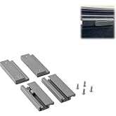 Joluxant Base Rack T Slot Adapter 4 Pack Gray Compatible with ARB Base Rack 1780230 Roof Rack Accessory Adapter T Track Mounting Bracket 4x4 Rack Parts