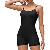 CICI FIVE Womens Jumpsuits Shorts Rompers Workout One Piece Bodysuits Jumpers Yoga Tummy Control Padded Sports Bra