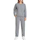 Weintee Women's Petite Sweatsuits 2 Piece Outfits Jogging Suits Travel Lounge Sets