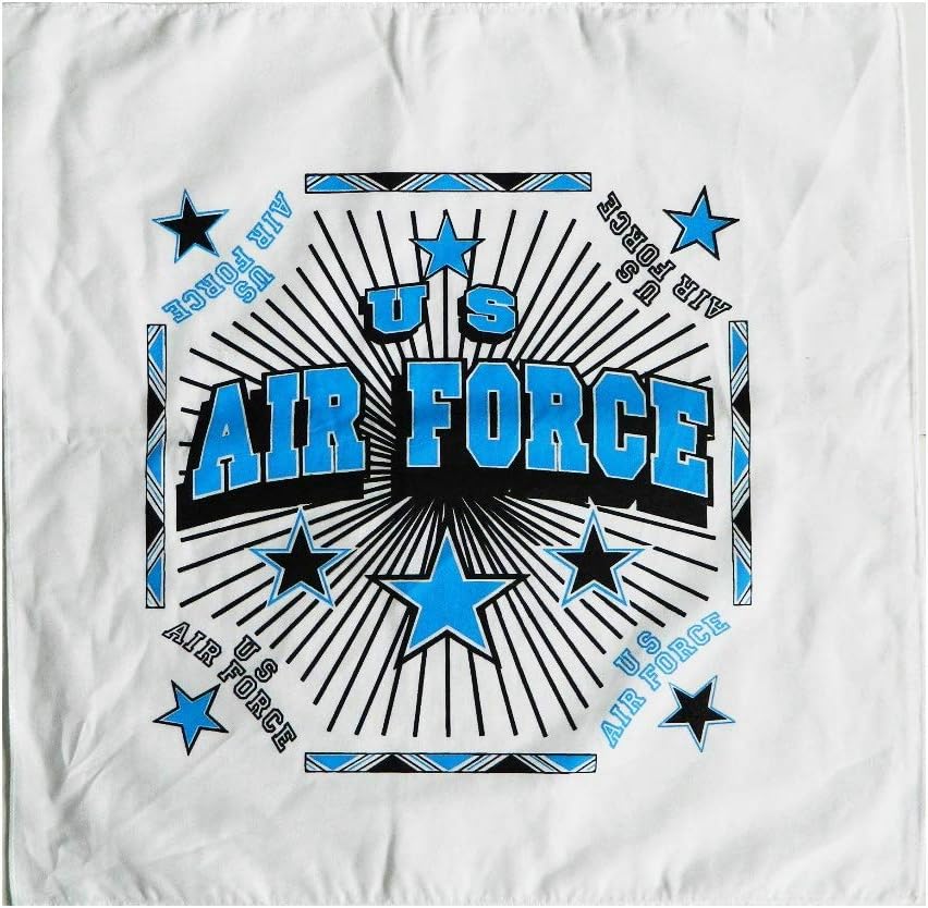 Tromic New US Air Force Military Bandana 22"X22" Biker Durag Handkerchief