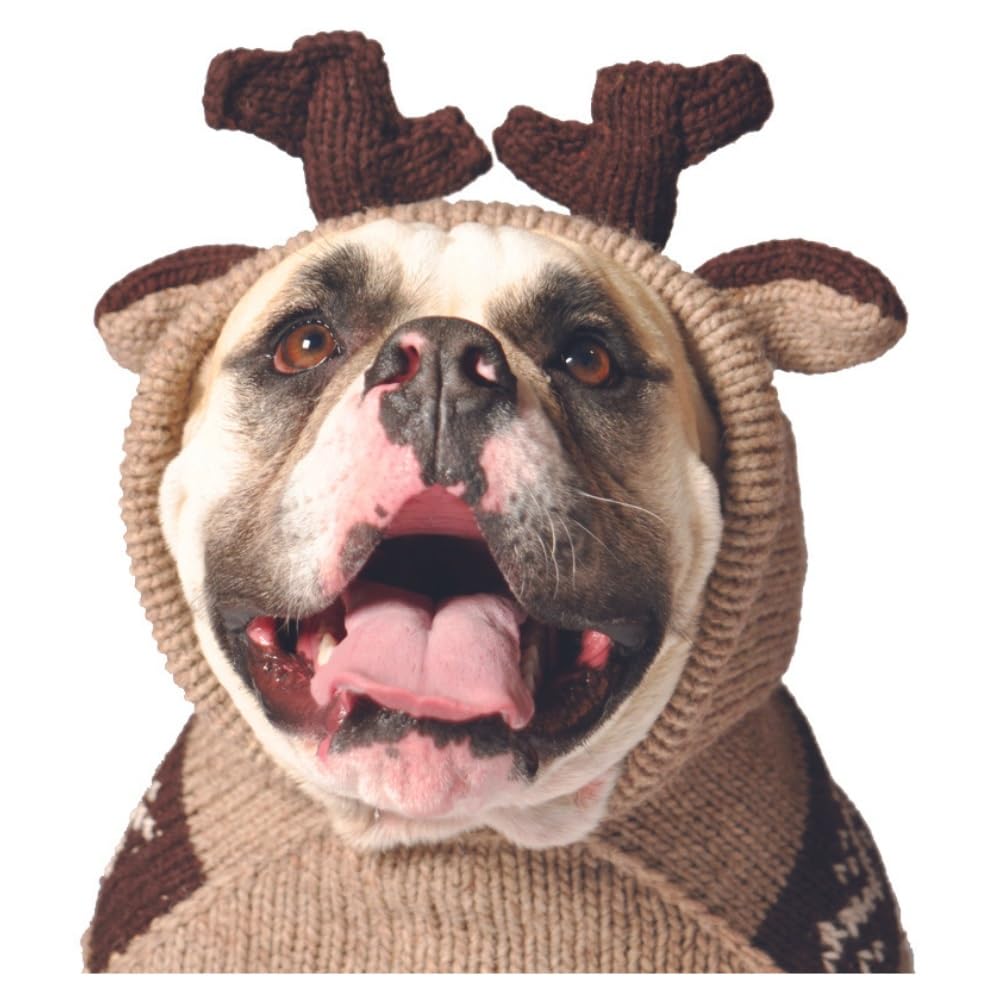 Chilly Dog Moosey Hoodie Sweater, 2X-Large