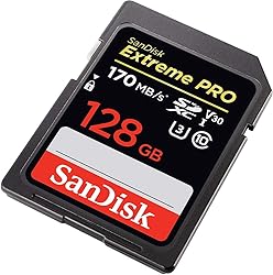 SanDisk 128GB SDXC Extreme Pro Memory Card Bundle