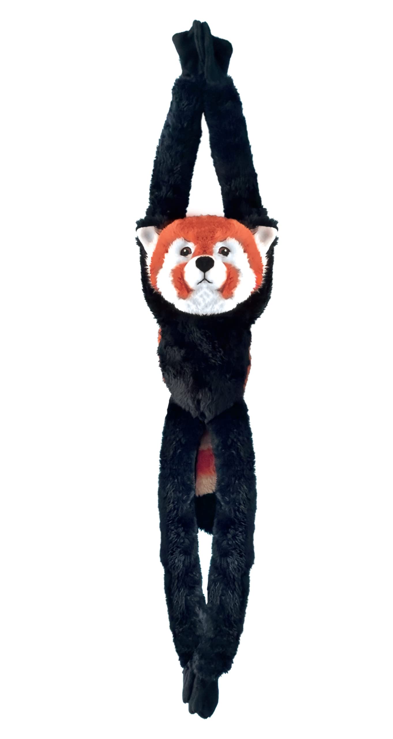 Deluxebase EcoBuddiez Tree Huggers - Red Panda from 72cm Hanging Soft Toy made from Recycled Plastic Bottles. Eco-friendly soft and cuddly plush toy and perfect cuddly gift for kids.