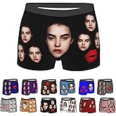 VSFEAKD Custom Boxer Briefs for men with Face Photo, Customized Face Mens Boxer Briefs Personalized Underpants