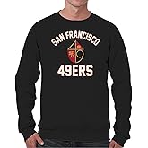 Team Fan Apparel NFL Adult Unisex Retro Gameday Ultra Soft Fleece Crewneck Sweatshirt, Officially Licensed Football Pullover