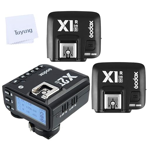 Godox X2T-S TTL Wireless Flash Trigger with 2X X1R-S