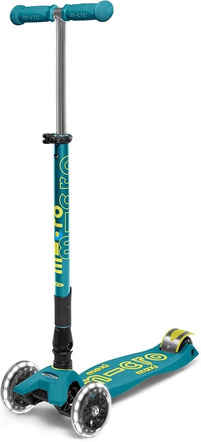 Micro Maxi Micro Deluxe Foldable Scooter Green 5-12 Years