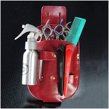 Hemengjuan Hair Salon Leather Barber Comb Professional Hair