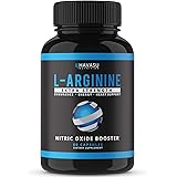 Havasu Nutrition L-Arginine Extra Strength Capsules - Nitric Oxide Booster for Endurance, Energy & Heart Support / 60 Capsule