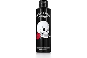 Ed Hardy Skulls & Roses Men's Deodorant & Fragrance Body Spray, 6 oz