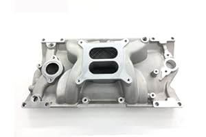 N\D Aluminum Small Block Chevy SBC Intake Manifold Vortec Dual Plane 350 383 327 1997-up Idle-6500 RPM, DM-3202H
