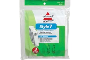 Bissell Vacuum Cleaner Bags Genuine Style 7 3 Bags in A Pack Vacuum Cleaner Bags (1 Pack of 3, Model Number: 32120