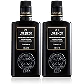 Barbera Lorenzo #1 Organic Extra Virgin Olive Oil PDO Valli Trapanesi, Fruity, Cold Extracted Authentic Sicilian Olive Oil, Fresh Harvest Imported From Italy 16.9 oz (Pack 2)
