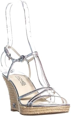 michael kors t strap wedge