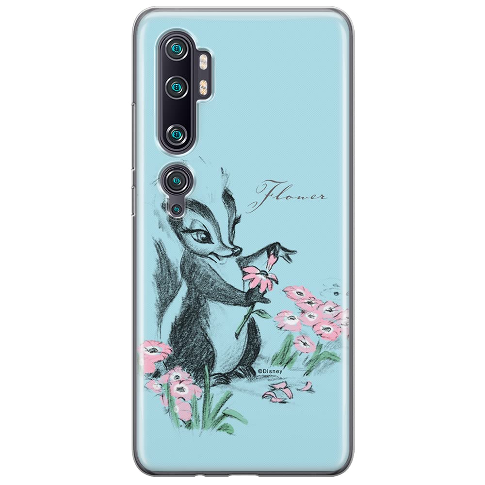 ERT GROUP mobile phone case for Xiaomi MI NOTE 10 / MI NOTE 10 PRO original and officially Licensed Disney pattern Flower Skunk 001 optimally adapted to the shape of the mobile phone, case made of TPU