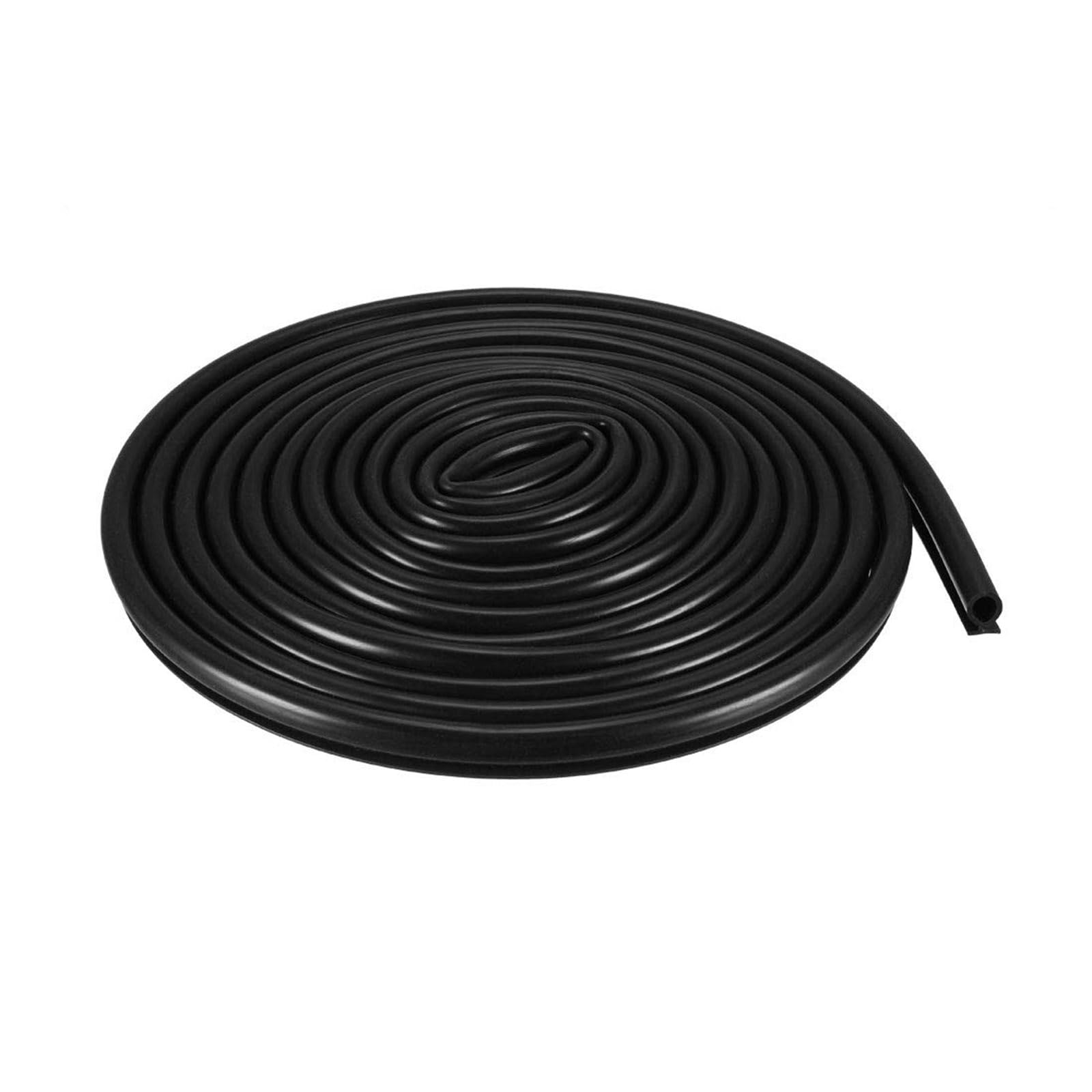 TOP-VIGOR 5M Long T-Slot Mount Window Weatherstrip Seal, 7mm Bulb with 6mm Slot Mount Seal Strip for Wood Frame Windows